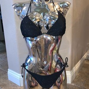 NWT 90s PLAYBOY 🐰 COLOR SPARKLES BIKINI